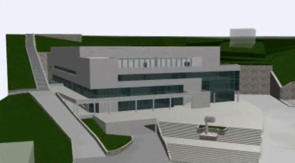 Sportska dvorana - animirana simulacija projekta prezentacija